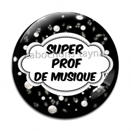 Cabochon Verre - super prof de musique