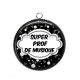 Pendentif Cabochon Argent - super prof de musique