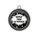 Pendentif Cabochon Argent - super prof de musique
