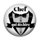 Cabochon Résine - chef qui déchire
