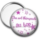 Miroir de poche - une art thérapeute au top