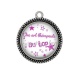 Pendentif Cabochon Argent - une art thérapeute au top