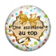 Cabochon Verre - une assistante au top