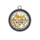 Pendentif Cabochon Argent - une assistante au top