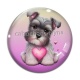 Cabochon Verre - chien