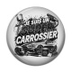 Cabochon Résine - je suis un super carossier