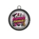 Pendentif Cabochon Argent - je suis une coiffeuse formidable