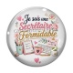 Cabochon Verre - je suis une secrétaire formidable