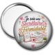 Miroir de poche - je suis une secrétaire formidable