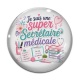 Cabochon Verre - super secrétaire médicale
