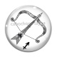 Cabochon Verre - signe astrologie