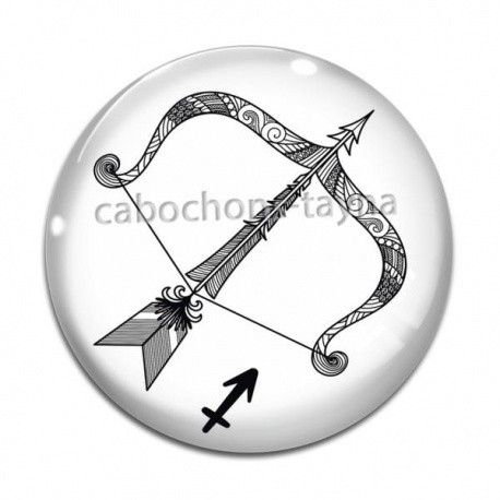 Cabochon Verre - signe astrologie
