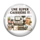Cabochon Verre - une super caissière