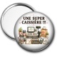 Miroir de poche - une super caissière