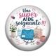 Cabochon Résine - une super aide soignante