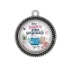 Pendentif Cabochon Argent - une super aide soignante