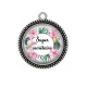Pendentif Cabochon Argent - super secrétaire