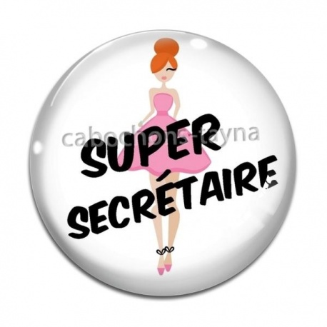 Cabochon Verre - super secrétaire