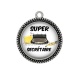 Pendentif Cabochon Argent - super secrétaire