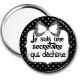 Miroir de poche - je suis une secrétaire qui déchire
