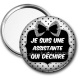 Miroir de poche - je suis une assistante qui déchire