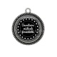 Pendentif Cabochon Argent - secrétaire médicale formidable