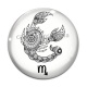 Cabochon Verre - signe astrologie