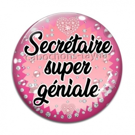 Cabochon Verre - secrétaire super géniale