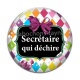 Cabochon Verre - secrétaire qui déchire
