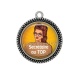 Pendentif Cabochon Argent - secrétaire au top