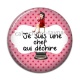 Cabochon Résine - je suis une chef qui déchire