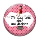Cabochon Verre - je suis une chef qui déchire