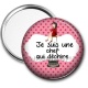 Miroir de poche - je suis une chef qui déchire
