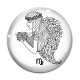 Cabochon Verre - signe astrologie