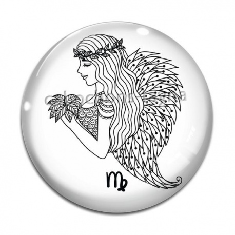 Cabochon Verre - signe astrologie