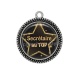 Pendentif Cabochon Argent - secrétaire au top