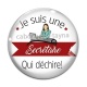 Cabochon Verre - je suis une secrétaire qui déchire