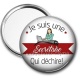 Miroir de poche - je suis une secrétaire qui déchire