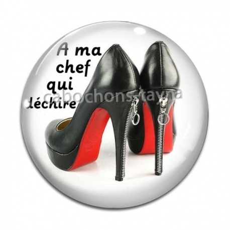 Cabochon Verre - a ma chef qui déchire