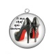 Pendentif Cabochon Argent - a ma chef qui déchire