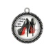 Pendentif Cabochon Argent - a ma chef qui déchire