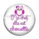 Cabochon Verre - ma chef elle est chouette