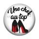Cabochon Résine - une chef au top