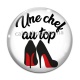 Cabochon Verre - une chef au top