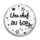 Cabochon Verre - une chef au top