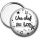 Miroir de poche - une chef au top
