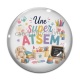 Cabochon Verre - une super atsem