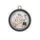 Pendentif Cabochon Argent - une super atsem