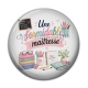 Cabochon Résine - une formidable maîtresse