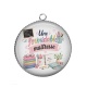 Pendentif Cabochon Argent - une formidable maîtresse